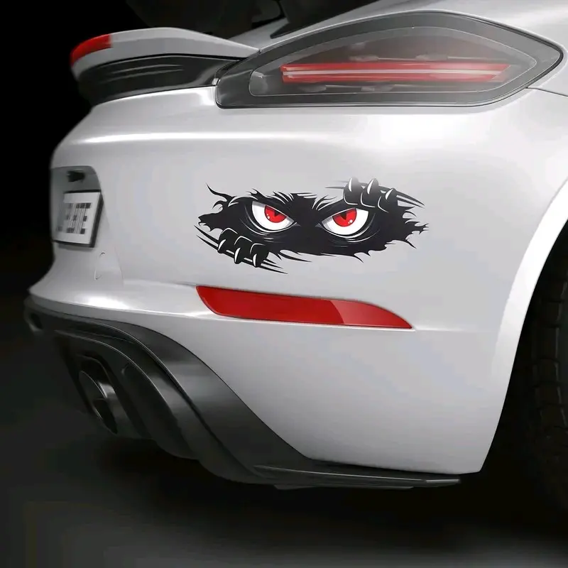 Sticker Keren Mobil Monster Ngintip New Sticker Aksesoris Body Mobil Car