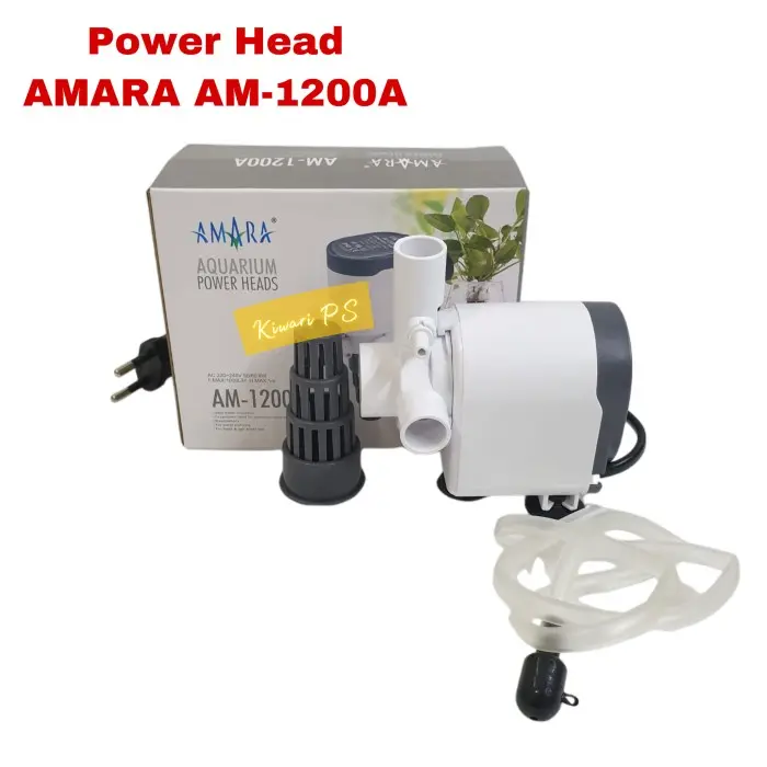 AMARA AM1200A Power Head / Pompa Air Celup Aquarium AM 1200A 1200 A 0