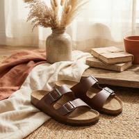 Gambar Porto Vintage LEO - Sandal Lebaran Ringan Pria Smooth Sintetis Kasual - Black, 40 dari Porto Footwear Kota Administrasi Jakarta Utara 4 Tokopedia