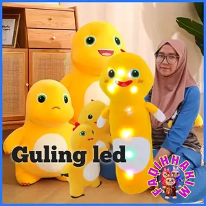 Boneka dino kuning nailong bantal dan guling lucu tinggi 65 cm mainan anak terbaru lucu dan aman termurah