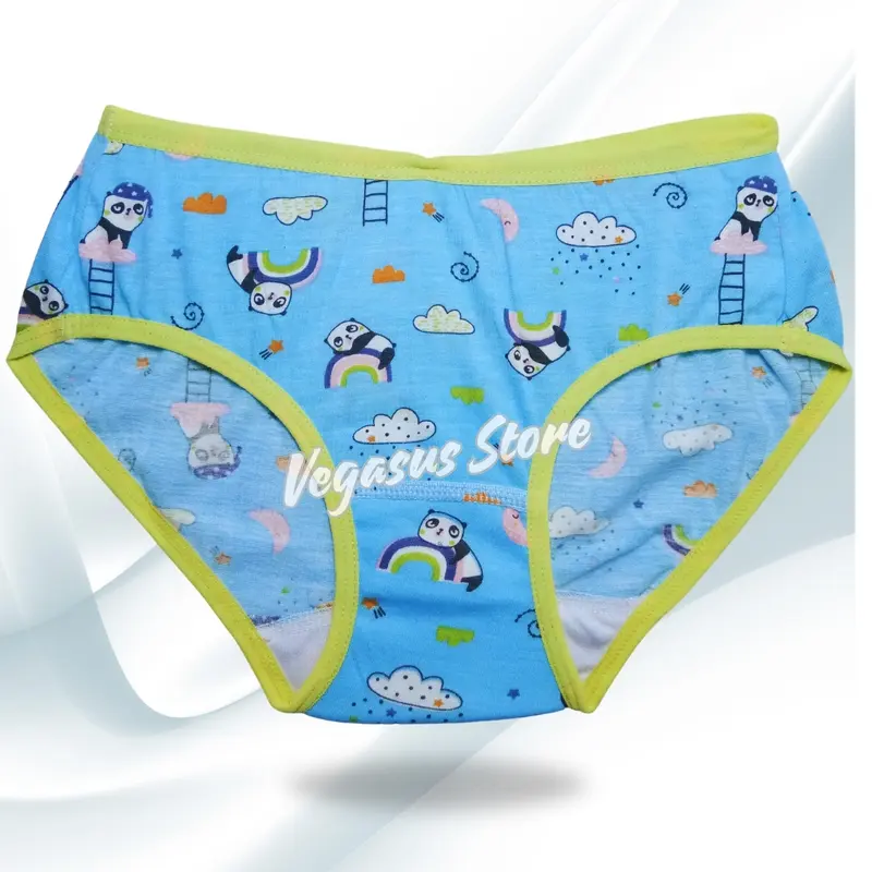 6Pcs CD Golden Nick 069B Celana Dalam Anak PEREMPUAN-ANAK Wanita MOTIF Karakter Kartun-Pakaian Dalam Anak Wanita Fashion cuci dengan air dingin xxl 2