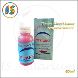 Titanic Pembersih Kaca Aquarium Penghilang Kerak Kaca Akuarium Paling Ampuh