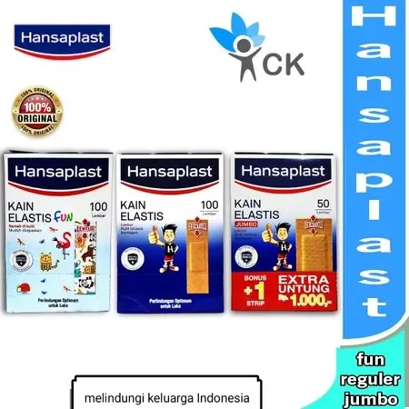 (GROSIR) Hansaplast - Fun Box isi 100 & Jumbo Isi 50+1 - Untuk Melindungi Keluarga Indonesia 0
