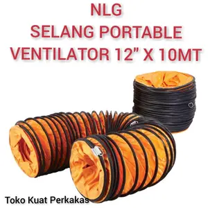NLG Selang Kipas Blower / Ventilator / Exhaust / Portable 12" x 10M
