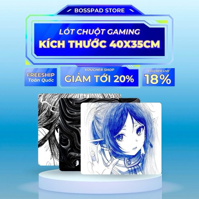 Lót Chuột Chuyên Game FPS Kích Thước 35x40cm Độ Dày 4mm Bề Mặt Speed Di Chuột Cực Mượt Đa Dạng Mẫu Mã Hot Trend lót chuột máy tính