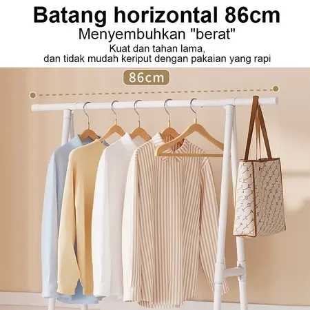 Triangle Coat Rack Bedroom Multi-function Clothes Hanger floor bedroom multi-function clothes hanger Versatile Rack 4