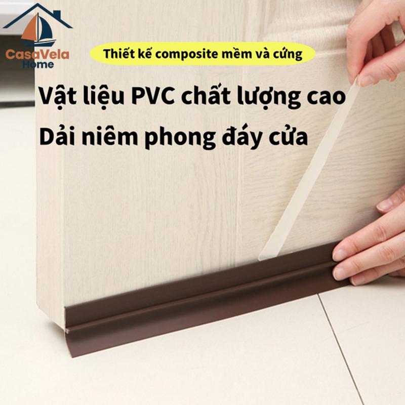  Thanh Dán Chân Cửa Ron Chặn Khe Cửa 100CM Miếng Chặn Cửa Chống Côn Trùng Tiếng Ồn Giữ Nhiệt 