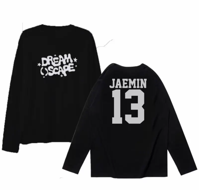 Kaos Lengan Panjang Nct Dream Escape Nama Nomor Atasan Wanita & Pria Kaos Katun Cotton COmbed 30s 0
