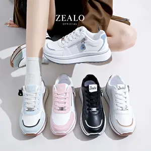 Zealo 352 Haerin Sepatu Import Korea Sneakers Fashion Wanita Casual Shoes Sport Cewek Premium Quality Olahraga Kasual Karet