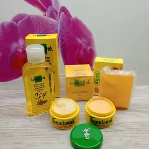 PAKET KOMPLIT CREAM TEMULAWAK, Wajah Perawatan, Membersihkan, Mencerahkan, Komedo, Mengencangkan