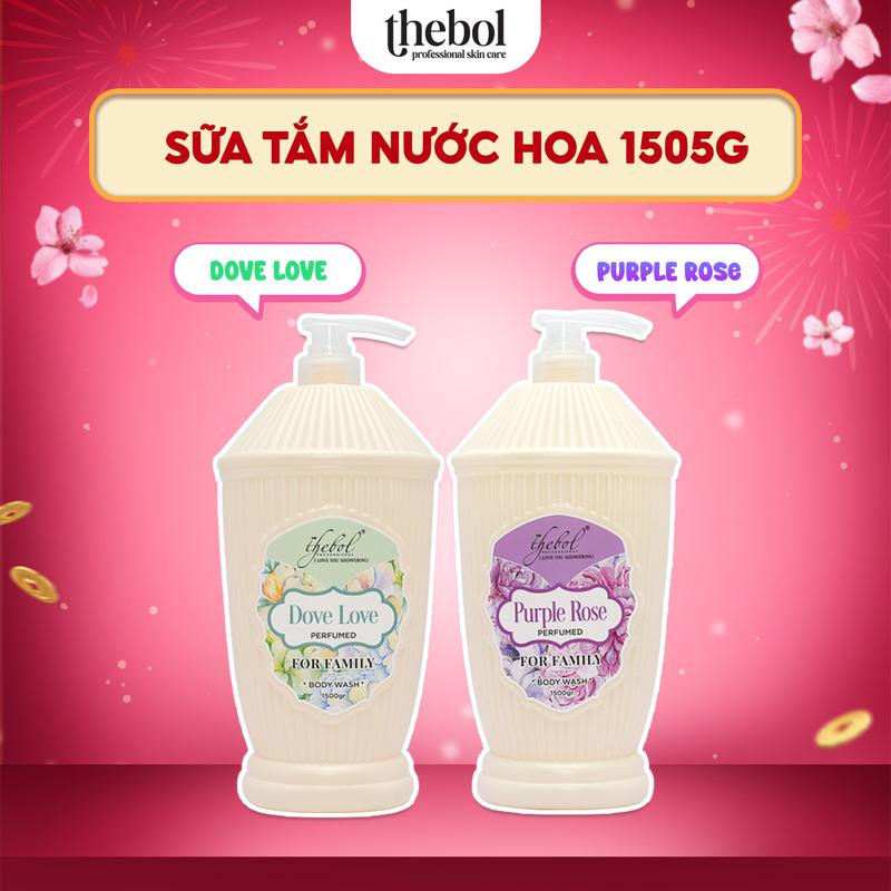 Sữa Tắm Nước Hoa TheBol Hương Nước Hoa Cao Cấp 1500gr Hương thơm mới