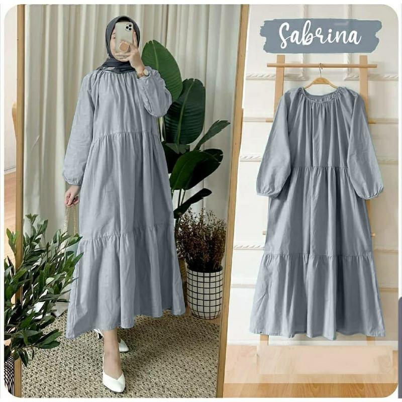 Sabrina Midi Dress  / Tunik Sabrina Atasan Wanita Polos 6