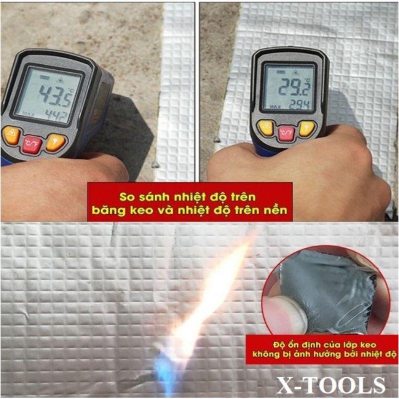 Cuộn 5 Mét Băng Keo Dán Rộng 5cm/10cm - Miếng Dán Siêu Dính Chống Thấm Nước Và Chống Dột 6