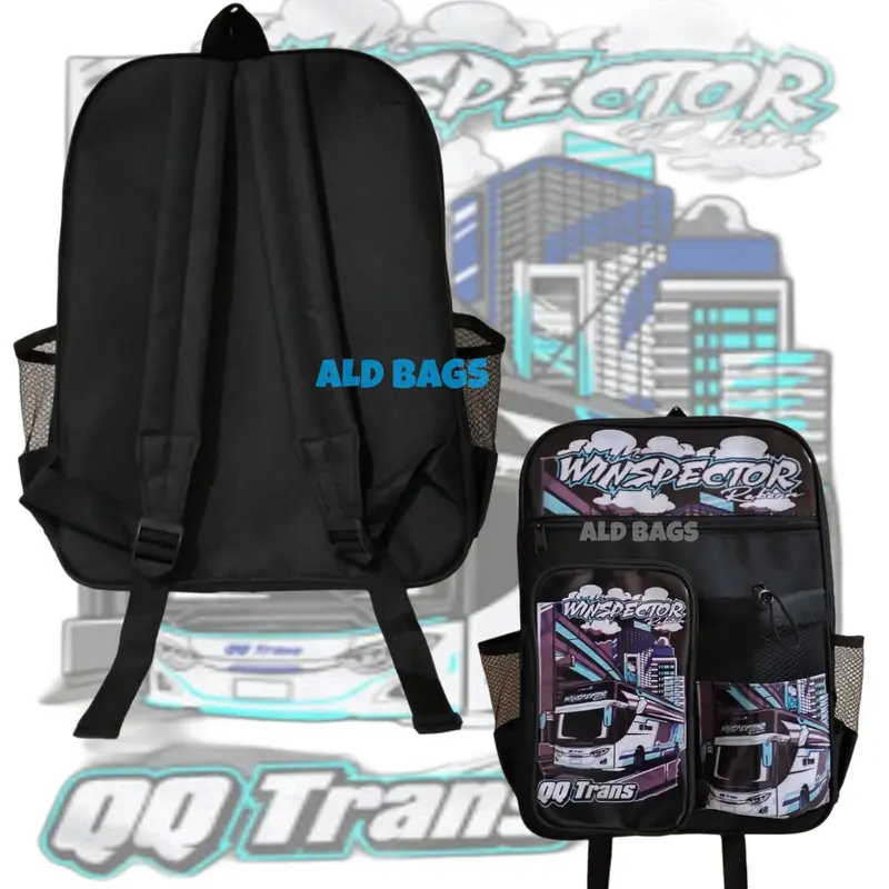 Tas sekolah anak laki laki - tas viral bus winspector - ransel anak kekinian - ransel anak tk sd bonus jam Fashion 3