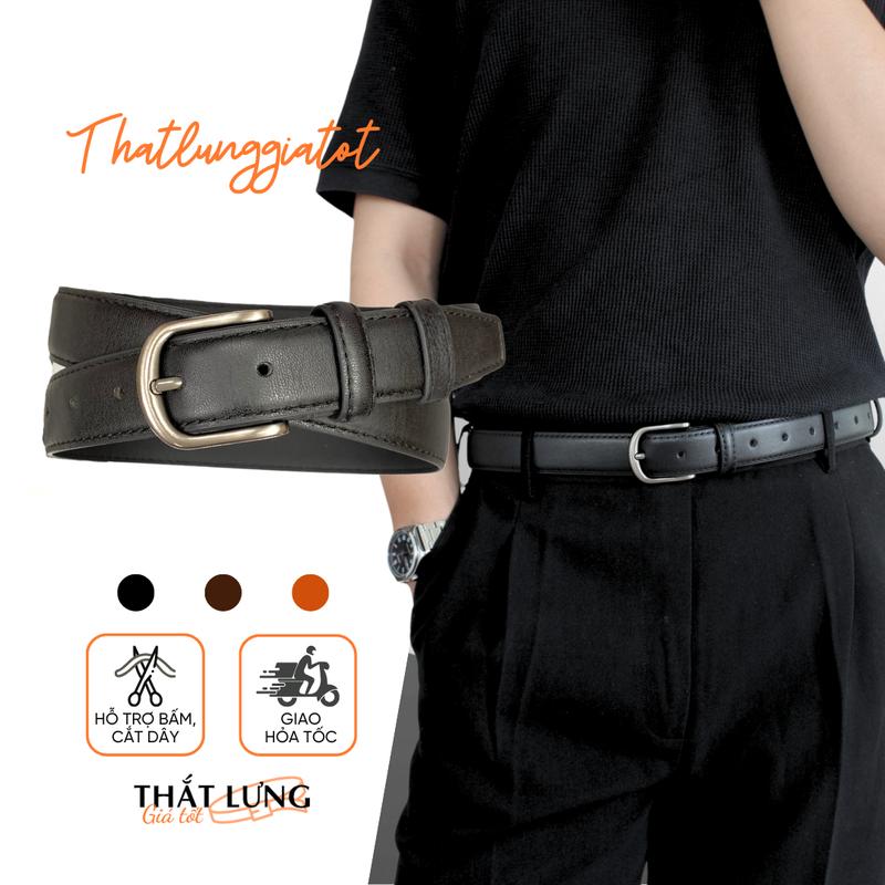 Thắt lưng nam nữ bản nhỏ Ulzzang phong cách Hàn Quốc bản 2.8cm TL138 - Thắt Lưng Giá Tốt