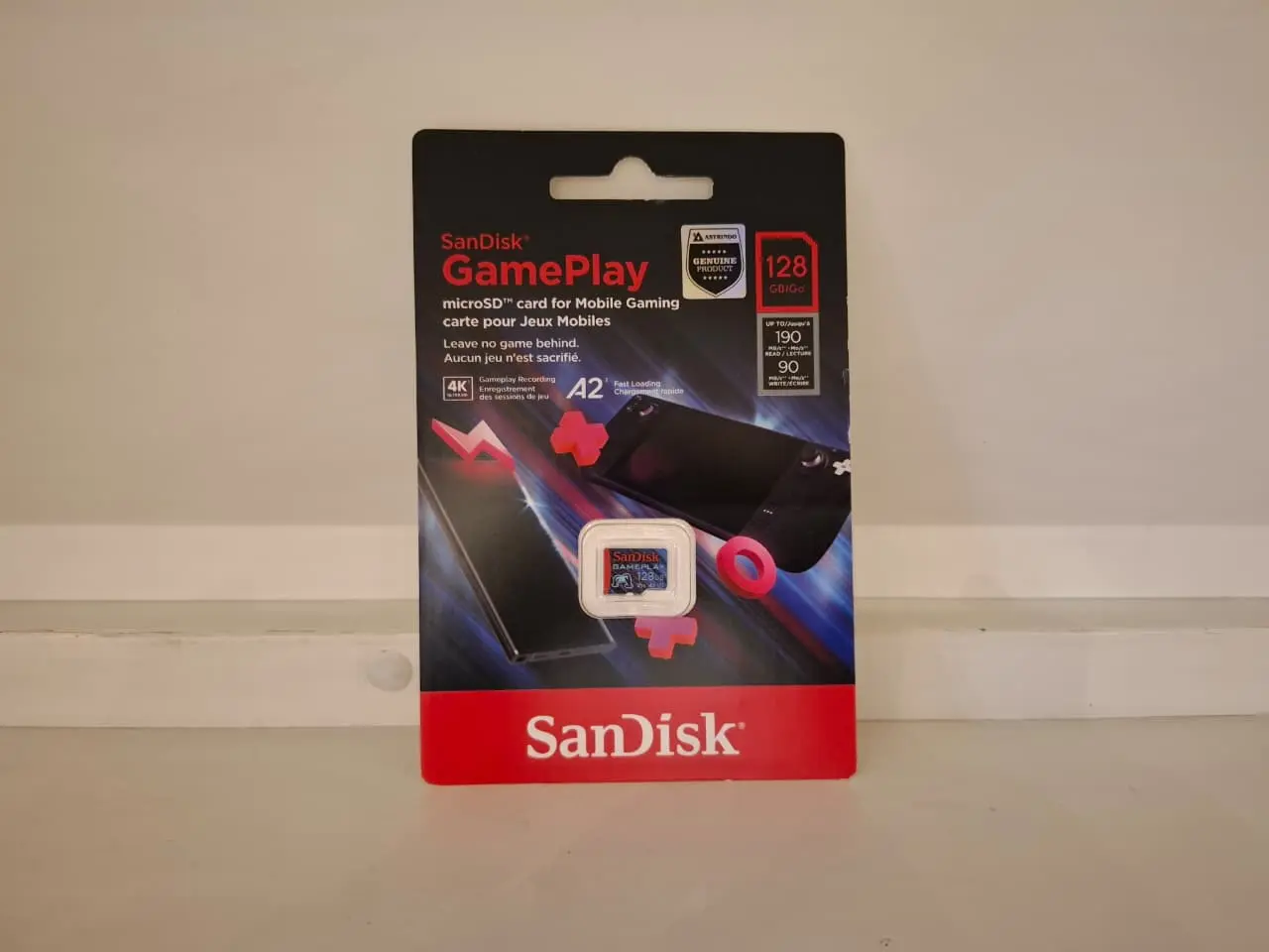 SanDisk GamePlay microSD Card 128GB / 128 GB - for Mobile and Handheld Console Gaming
