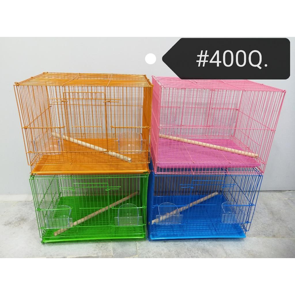 (1xPcs) Q400 Bird Sugar Glider Cage 39cm x 30cm x 28cm Sangkar Burung [Random Color]