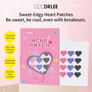 CCC DRLEE Miếng Dán Mềm Mại Từ CCCDRLEE Chất Liệu Dịu Nhẹ Bảo Vệ Da Trước và Sau Khi Trang Điểm Sweet Edgy Heart Patches