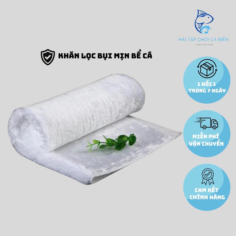 Khăn lọc bể cá siêu mịn - Giữ bụi mịn thức ăn dư thừa cực kỳ tốt, chặn lại các…