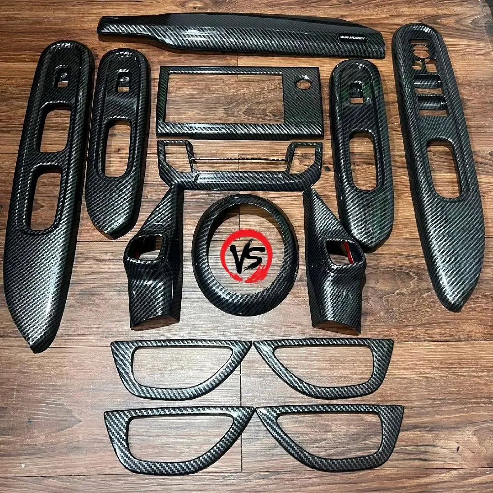 Paket Cover Panel Dashboard Cover Panel Interior Honda All New Brio 2019 2020 2021 2022 2023 2024 2025 2026 Motif Carbon