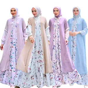 Gamis wanita Naraya series bahan cotton tensil