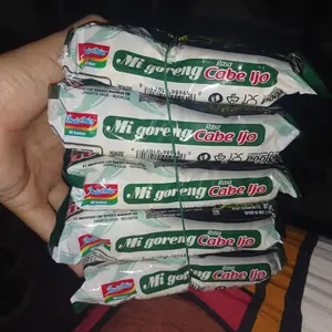 Indomie cabe ijo isi 5 pcs Hijau Pedas Instan Makanan