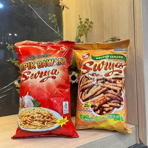 TERBARU Kerupuk Bawang Surya Asli Makassar – Rasa Pedas & Original Bawang | Oleh-Oleh Khas Makassar 225gr