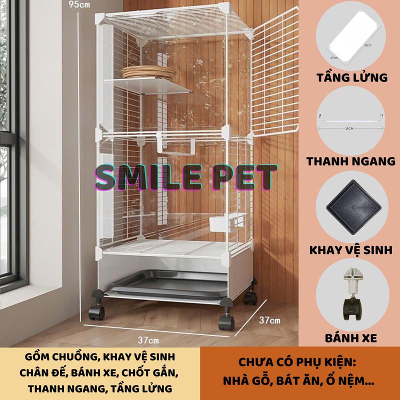  Lồng Chuồng Ghép Đa Năng Cho Chim Sóc Bay Vẹt 