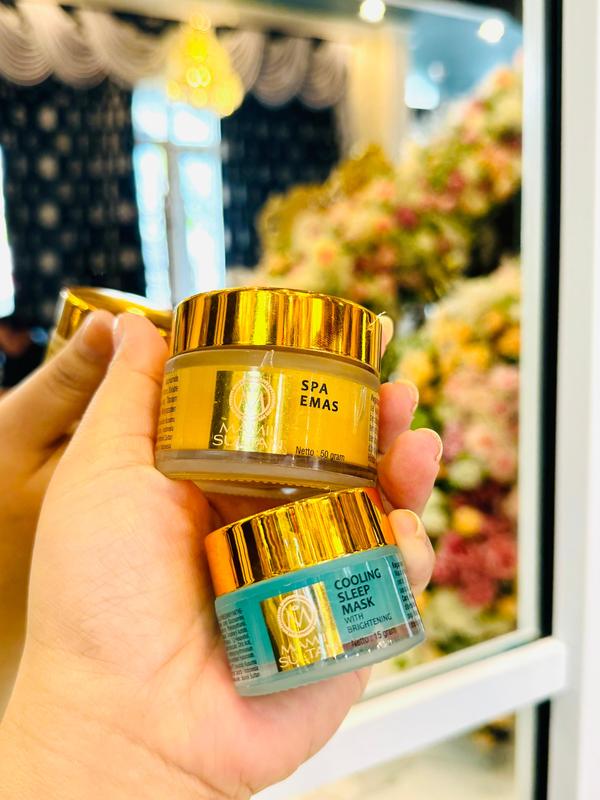 (AMAN REVIEW DR OKKY) SPA EMAS, COOLING SLEEP MASK MAMIII SULTAN [BPOM] 1