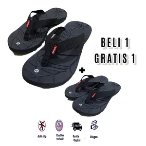 Paket Hemat Sandal jepit Gunung beli satu gratis satu Pria sandal  buy  get 1