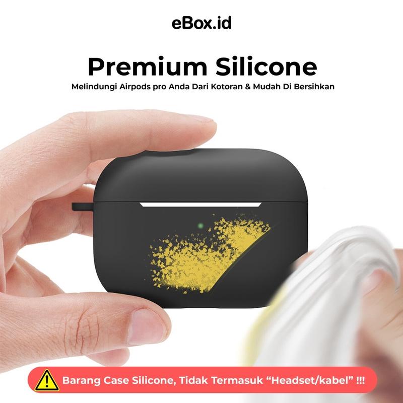 eBox Premium Silicone Casing Case Untuk Airpods Pro I13 Free Hook Protection Case 4