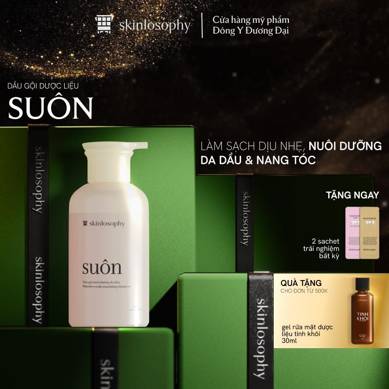 Dầu Gội Suôn Skinlosophy Giúp Nuôi Dưỡng Tóc Và Da Đầu - 300ml