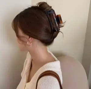 Jepit Korea Motif Boxy 8 CM Jepit Salon Korea 8CM Hair Claw Dewasa