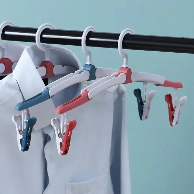 Hanger Baju Model Lipat Gantungan Baju Lipat 2 Klip 1