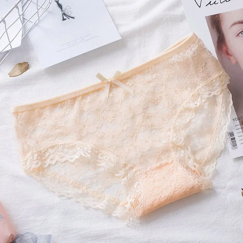 -Ready Stok- Celana Dalam wanita Brokat Elastis Dengan Bahan Yang Sangat Nyaman Dipakai. 7