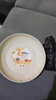 Product Review of Panci Teflon Frypan Marble Enamel / Teflon Frypan Marble Berwarna / Teflon Frypan Enamel Anti Lengket penggorengan anti lengket Kitchenware teflon  serbaguna from s**h 0