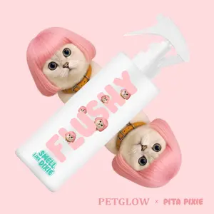 Flushy Pet Odor Remover Spray Food Grade by Petglow x Pita Pixie Penghilang Bau Pesing Pipis Kotoran Membandel Pembasmi Jamur Gatal Kasur Hewan Pewangi Kandang Kucing Anjing