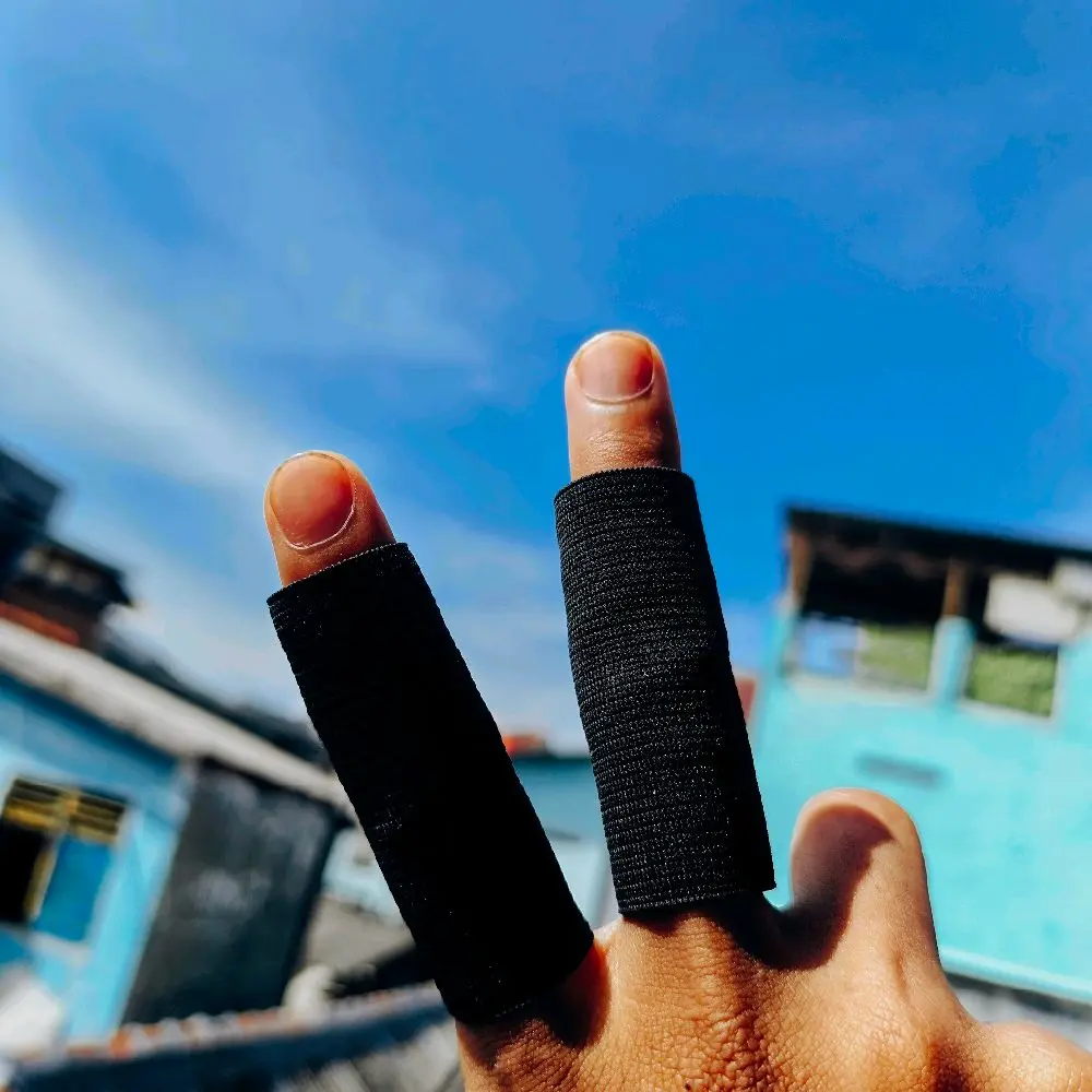 [Isi 5 Pcs] Pelindung jari layangan viral Dewasa/Anak-anak (WARNA HITAM)