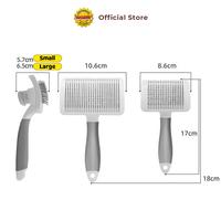 Gambar LUVE Sisir Grooming Anjing Kucing | One Click Hair Removal - Small dari Octagon Pet Indonesia Kota Surabaya 4 Tokopedia