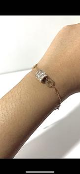 Product Review of Gelang Rantai Pecah Kopi Bulat Moon Bracelet Titanium Perhiasan from 🪞**✨ 0