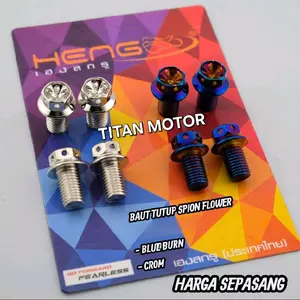 Baut Tutup Spion Yamaha Nmax Aerox Lexi mio fino nouvo king vixion jupiter z vega mio j jupiter mx z1 f1zr Probolt Thailand Motorcycle