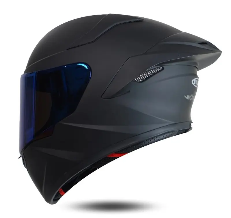 Helm Mla Crypton Full Face Terbaru Solid Grey Dof Kaca Visor Iridium silver/Helm Full Face Mla Original MLA 8
