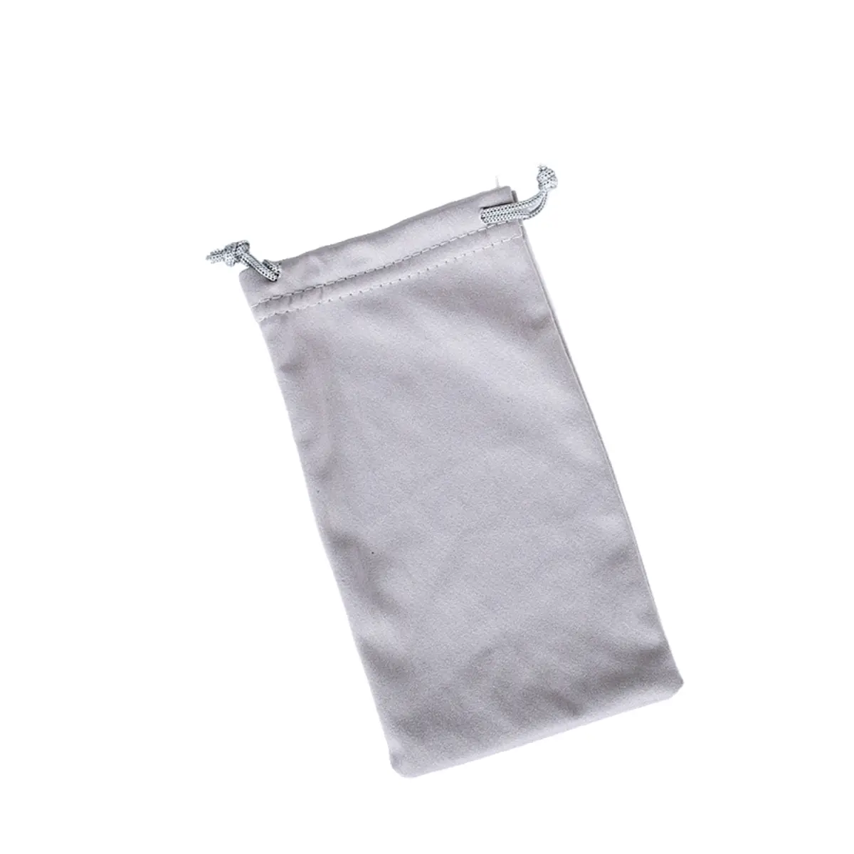 Sunglasses Case Microfiber Double End Drawstring Strap Myopic Eye Supply Eyewear Carrying Bag Convenient Eyeglass Pouch