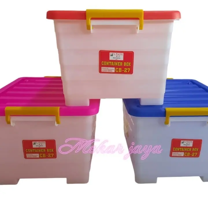 container box plastik 27liter putih