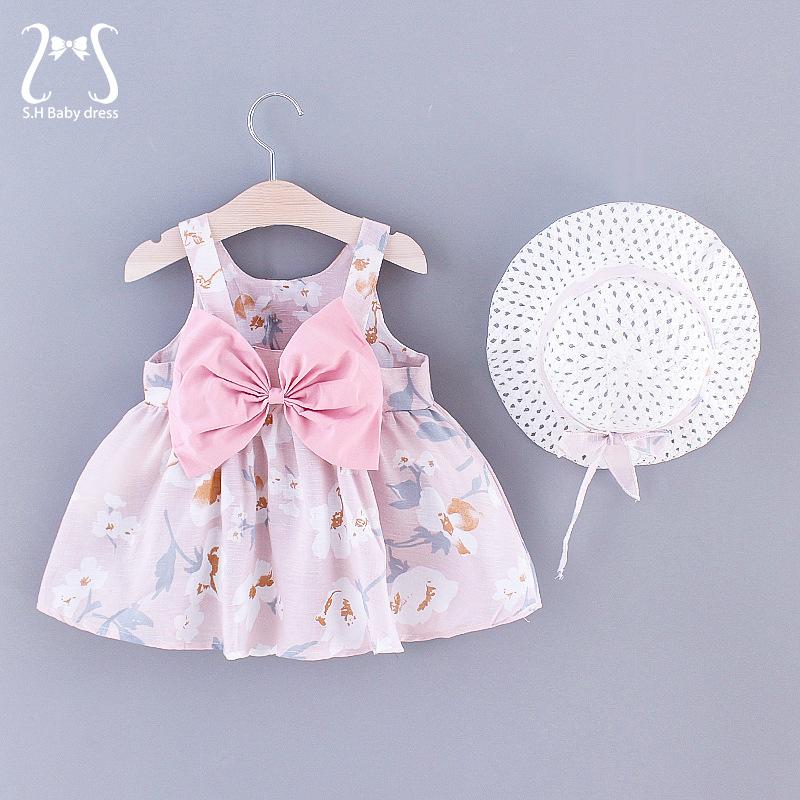 Product Introduction of Váy Mùa Hè Cho Em Bé Gái, Bộ 2 Chiếc, Thiết Kế Hoa Ngọt Ngào Có Tay Áo, Quần Áo Trẻ Em, Thắt Nơ, Thích Hợp Cho Trẻ Mới Biết Đi 0 Đến 3 Tuổi 11