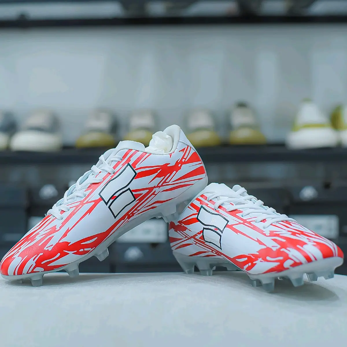 SEPATU SEPAK BOLA FONDER CLASHFG RED WHITE ORIGINAL