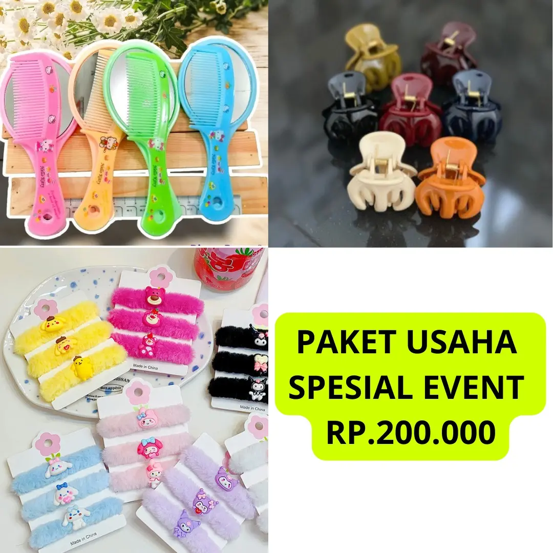 PAKET USAHA LIVE 200.000 IKAT RAMBUT