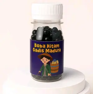 Boba Hitam topping minuman jelly untuk wanita