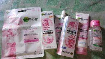 Product Review of ORIGINAL*Paket Garnier Sakura Glow Whitening Complete from A**🌌 0
