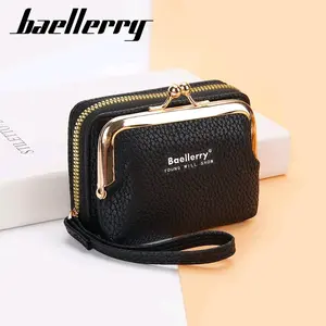 BAELLERRY N8630 Dompet kartu koin wanita Bahan  Kulit PU Leather premium BAEOS